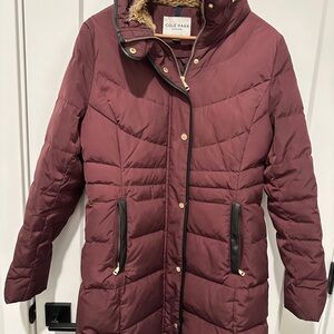 Cole Haan Women's Merlot Quilted Puffer Jacket